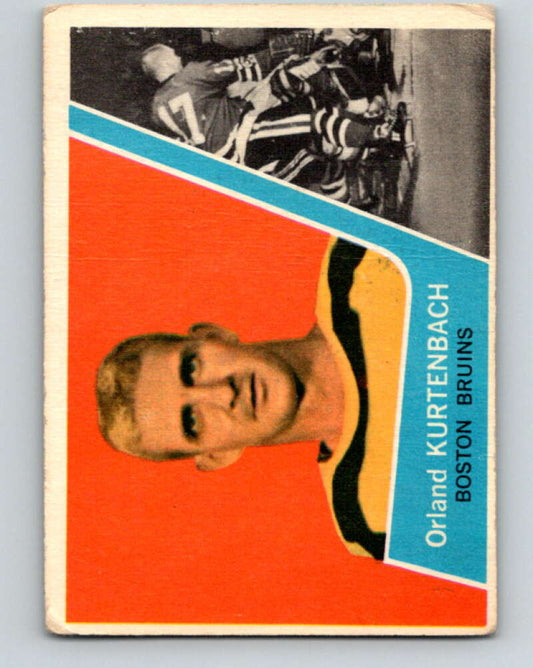 1963-64 Topps #20 Orland Kurtenbach  Boston Bruins  V399