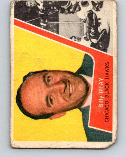 1963-64 Topps #22 Billy Reay CO  Chicago Blackhawks  V401