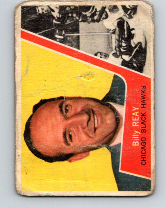 1963-64 Topps #22 Billy Reay CO  Chicago Blackhawks  V402