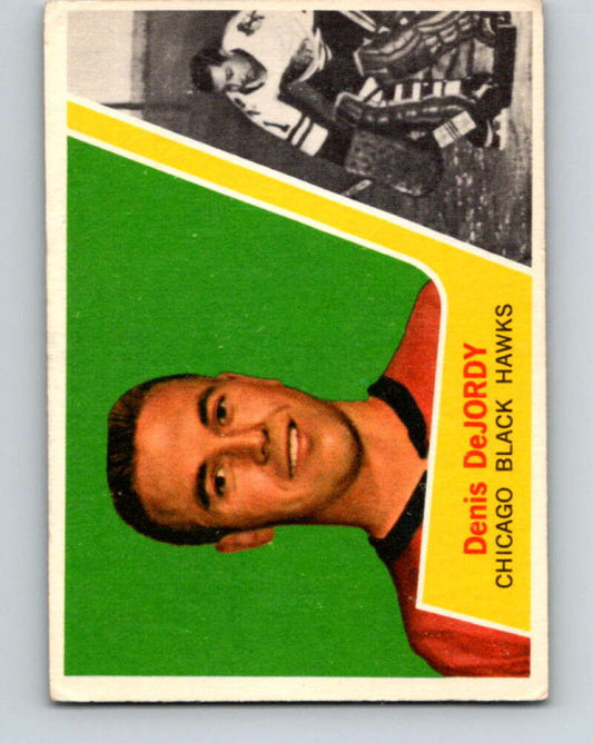 1963-64 Topps #24 Denis DeJordy  Chicago Blackhawks  V403