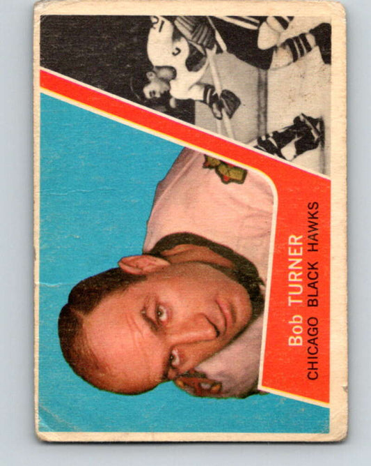 1963-64 Topps #32 Bob Turner  Chicago Blackhawks  V414