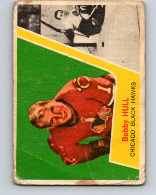 1963-64 Topps #33 Bobby Hull  Chicago Blackhawks  V415