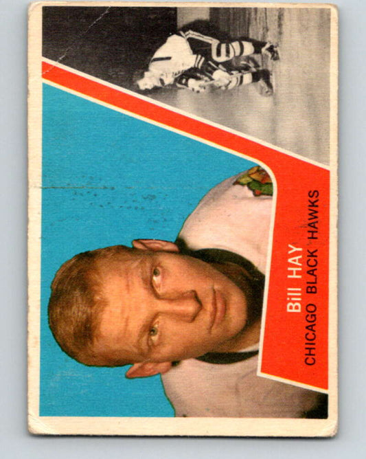 1963-64 Topps #34 Bill Hay  Chicago Blackhawks  V416