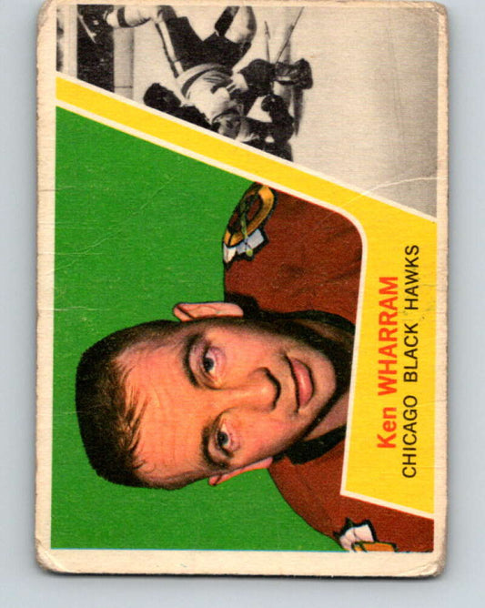 1963-64 Topps #38 Ken Wharram  Chicago Blackhawks  V421