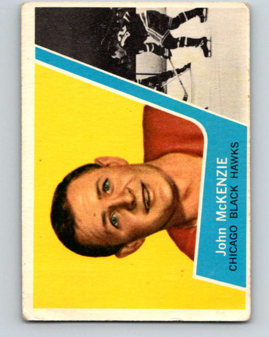 1963-64 Topps #42 John McKenzie  Chicago Blackhawks  V426
