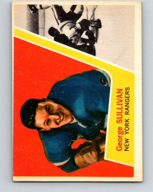 1963-64 Topps #44 Red Sullivan  New York Rangers  V428