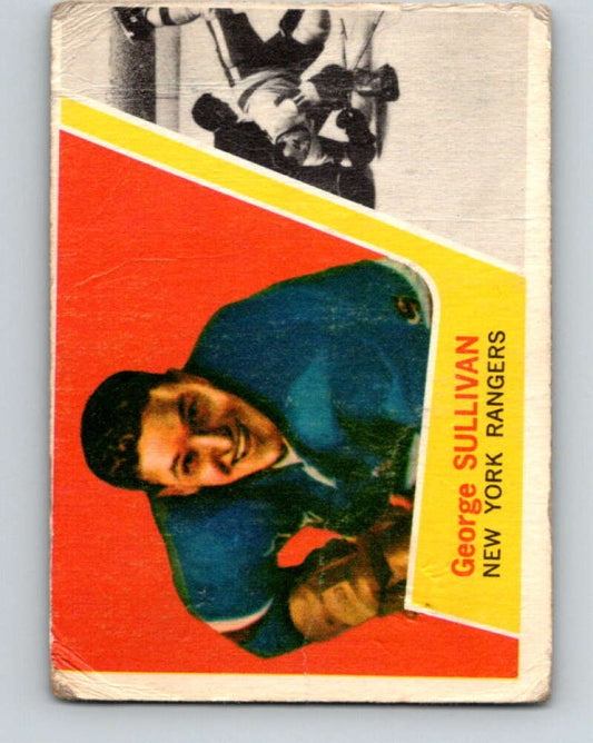 1963-64 Topps #44 Red Sullivan  New York Rangers  V429