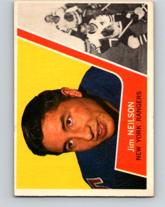 1963-64 Topps #50 Jim Neilson  New York Rangers  V434