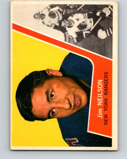 1963-64 Topps #50 Jim Neilson  New York Rangers  V445