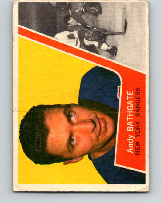 1963-64 Topps #52 Andy Bathgate  New York Rangers  V447