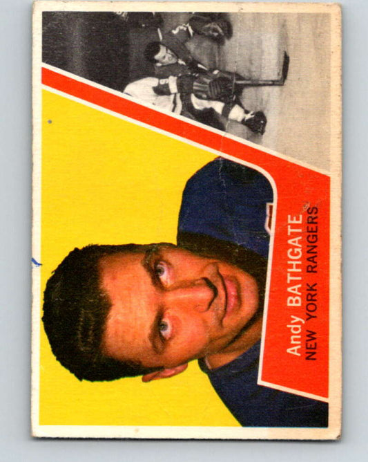 1963-64 Topps #52 Andy Bathgate  New York Rangers  V448