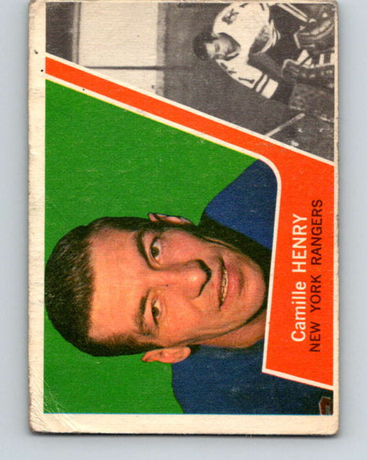 1963-64 Topps #56 Camille Henry  New York Rangers  V454