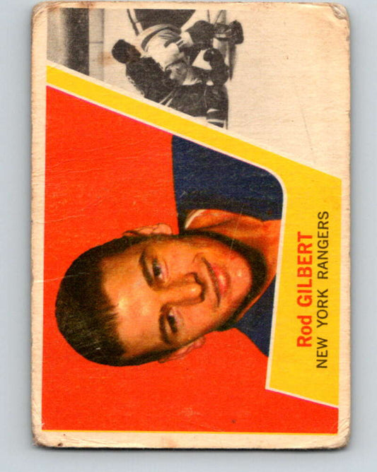 1963-64 Topps #57 Rod Gilbert  New York Rangers  V456