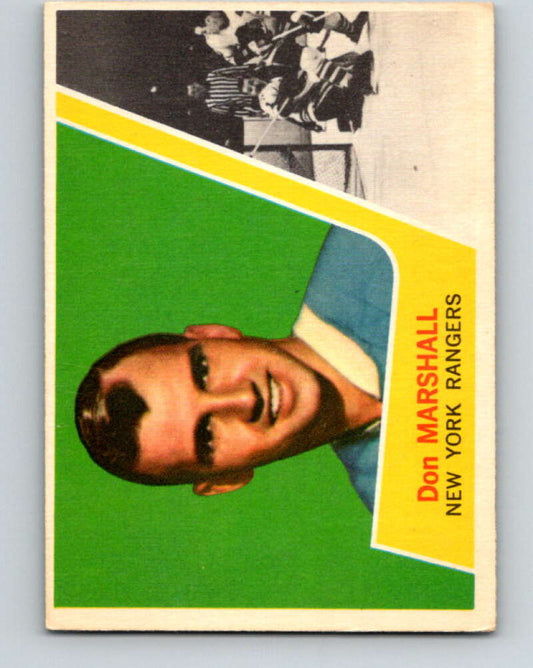 1963-64 Topps #59 Don Marshall  New York Rangers  V459