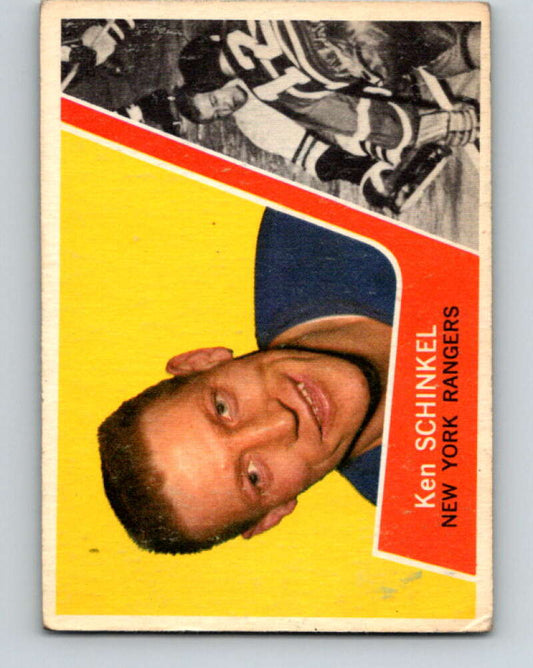 1963-64 Topps #62 Ken Schinkel  New York Rangers  V462
