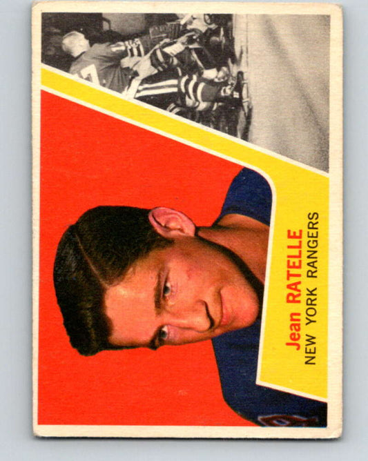 1963-64 Topps #63 Jean Ratelle  New York Rangers  V463