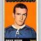 1965-66 Topps #17 Dave Keon  Toronto Maple Leafs  V484