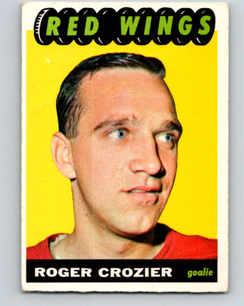 1965-66 Topps #42 Roger Crozier  Detroit Red Wings  V513