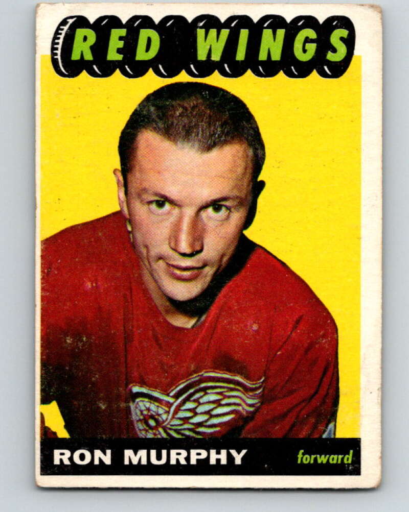 1965-66 Topps #111 Ron Murphy  Detroit Red Wings  V595