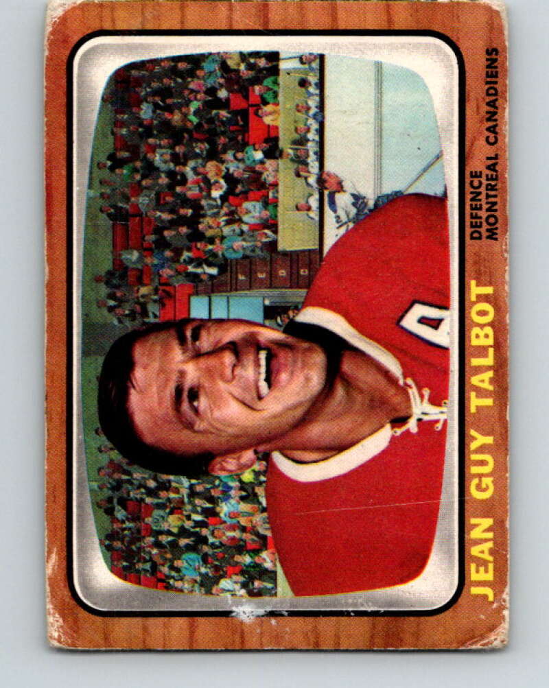 1966-67 Topps #3 Jean-Guy Talbot  Montreal Canadiens  V620