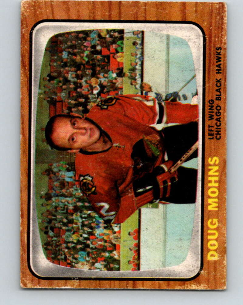 1966-67 Topps #61 Doug Mohns  Chicago Blackhawks  V686