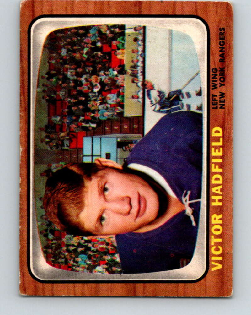 1966-67 Topps #86 Vic Hadfield  New York Rangers  V705