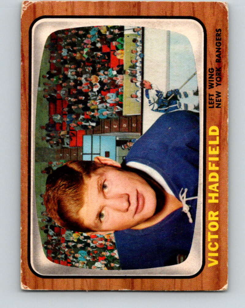 1966-67 Topps #86 Vic Hadfield  New York Rangers  V707