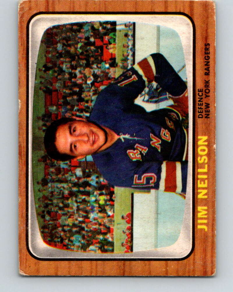 1966-67 Topps #88 Jim Neilson  New York Rangers  V709