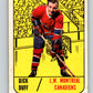 1967-68 Topps #2 Dick Duff  Montreal Canadiens  V753