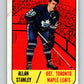 1967-68 Topps #13 Allan Stanley  Toronto Maple Leafs  V763