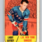 1967-68 Topps #21 Larry Jeffrey  New York Rangers  V771