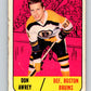 1967-68 Topps #37 Don Awrey UER  Boston Bruins  V789