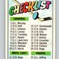 1967-68 Topps #66 Checklist  1st Series  V826
