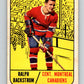 1967-68 Topps #67 Ralph Backstrom  Montreal Canadiens  V828