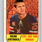 1967-68 Topps #87 Orland Kurtenbach  New York Rangers  V853