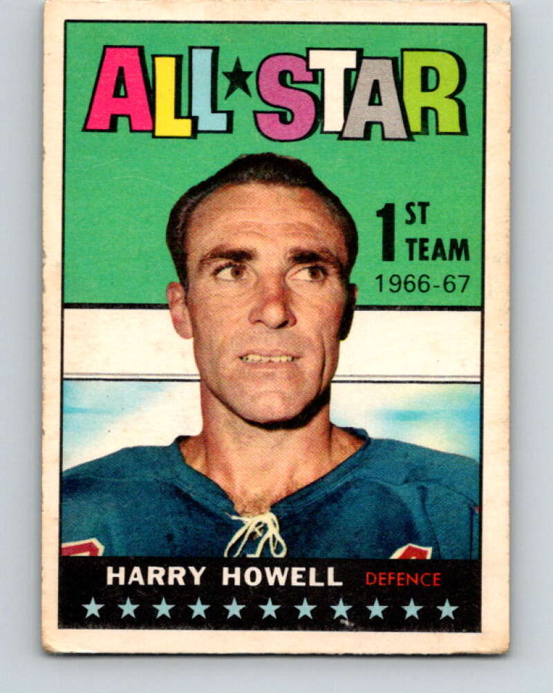 1967-68 Topps #121 Harry Howell AS  New York Rangers  V894