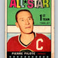 1967-68 Topps #122 Pierre Pilote AS  Chicago Blackhawks  V896