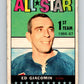 1967-68 Topps #123 Ed Giacomin AS  New York Rangers  V897