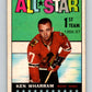 1967-68 Topps #125 Ken Wharram AS  Chicago Blackhawks  V898