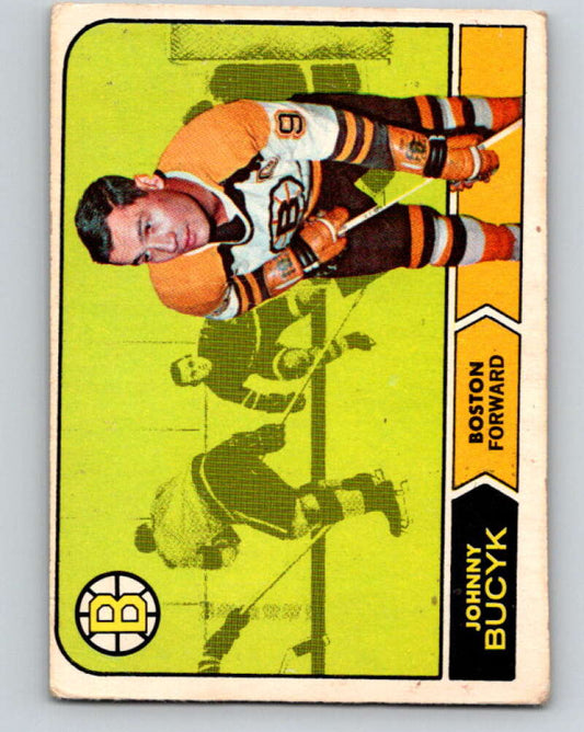 1968-69 O-Pee-Chee #5 Johnny Bucyk  Boston Bruins  V910