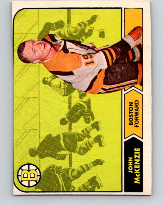 1968-69 O-Pee-Chee #9 John McKenzie  Boston Bruins  V912