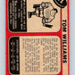 1968-69 O-Pee-Chee #11 Tom Williams  Boston Bruins  V915