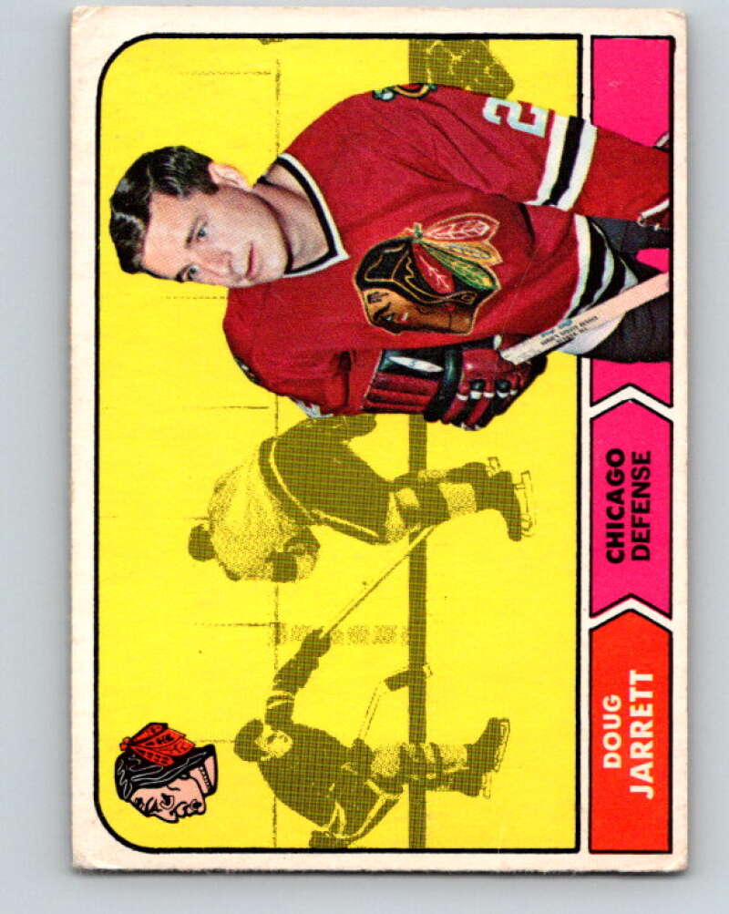 1968-69 O-Pee-Chee #13 Doug Jarrett  Chicago Blackhawks  V917