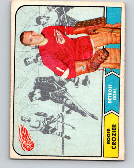 1968-69 O-Pee-Chee #23 Roger Crozier  Detroit Red Wings  V931