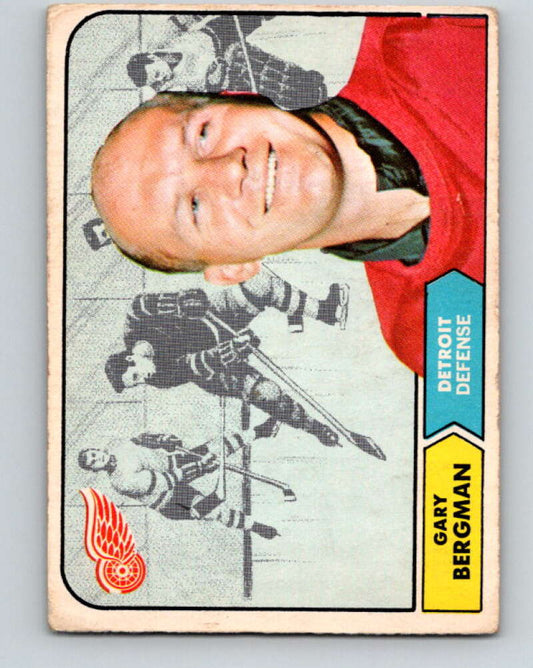 1968-69 O-Pee-Chee #25 Gary Bergman  Detroit Red Wings  V933