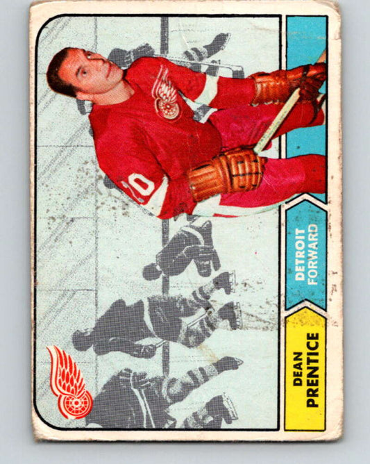 1968-69 O-Pee-Chee #32 Dean Prentice  Detroit Red Wings  V940