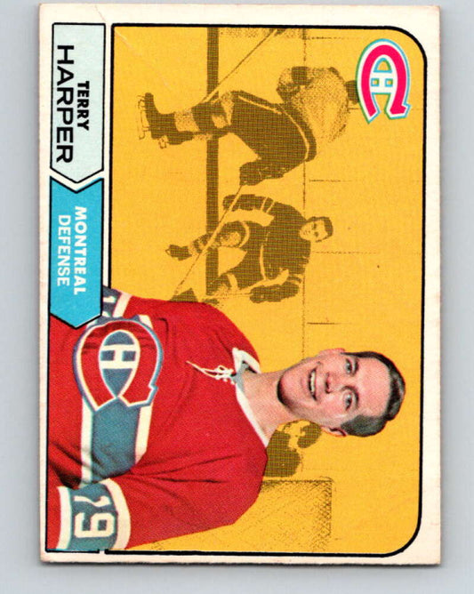 1968-69 O-Pee-Chee #57 Terry Harper  Montreal Canadiens  V976