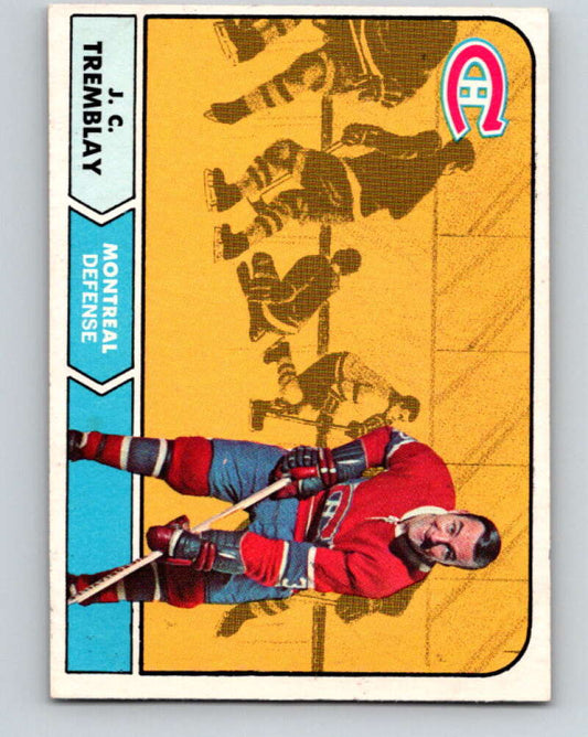 1968-69 O-Pee-Chee #59 J.C. Tremblay  Montreal Canadiens  V979