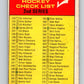 1968-69 O-Pee-Chee #61 Checklist   V981