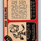 1968-69 O-Pee-Chee #71 Rod Seiling  New York Rangers  V993